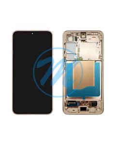 (Refurbished) Samsung S25 (with Frame) Replacement Part - Pink Gold
