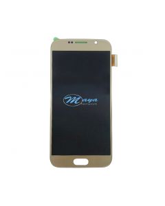 Samsung S6 without Frame Replacement Part - Gold (NO LOGO)