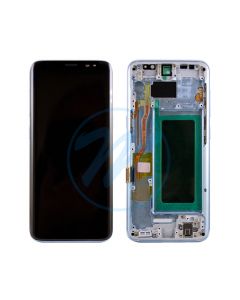 (Generic) Samsung S8 (with Frame) Replacement Part - Coral Blue