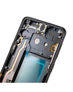 (Refurbished) Samsung S9 (with Frame) Replacement Part - Midnight Black