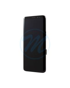 (Generic) Samsung S9 (with Frame) Replacement Part - Midnight Black