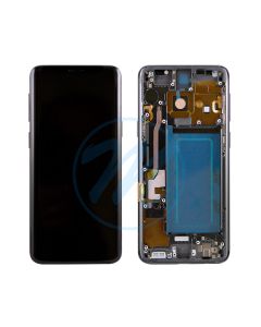 (Generic) Samsung S9 (with Frame) Replacement Part - Gray