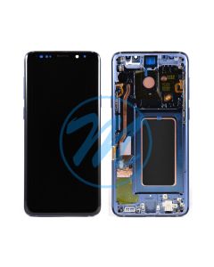 Samsung S9 Plus (with Frame) Replacement Part - Coral Blue (No Logo)