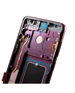 (Refurbished) Samsung S9 Plus (with Frame) Replacement Part - Lilac Purple