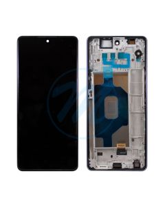 LG Stylo 6/K71 LCD (with Frame) Replacement Part - Black