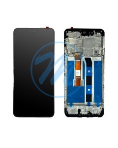 LG K52/K62/Q52 LCD (with Frame) Replacement Part - Black