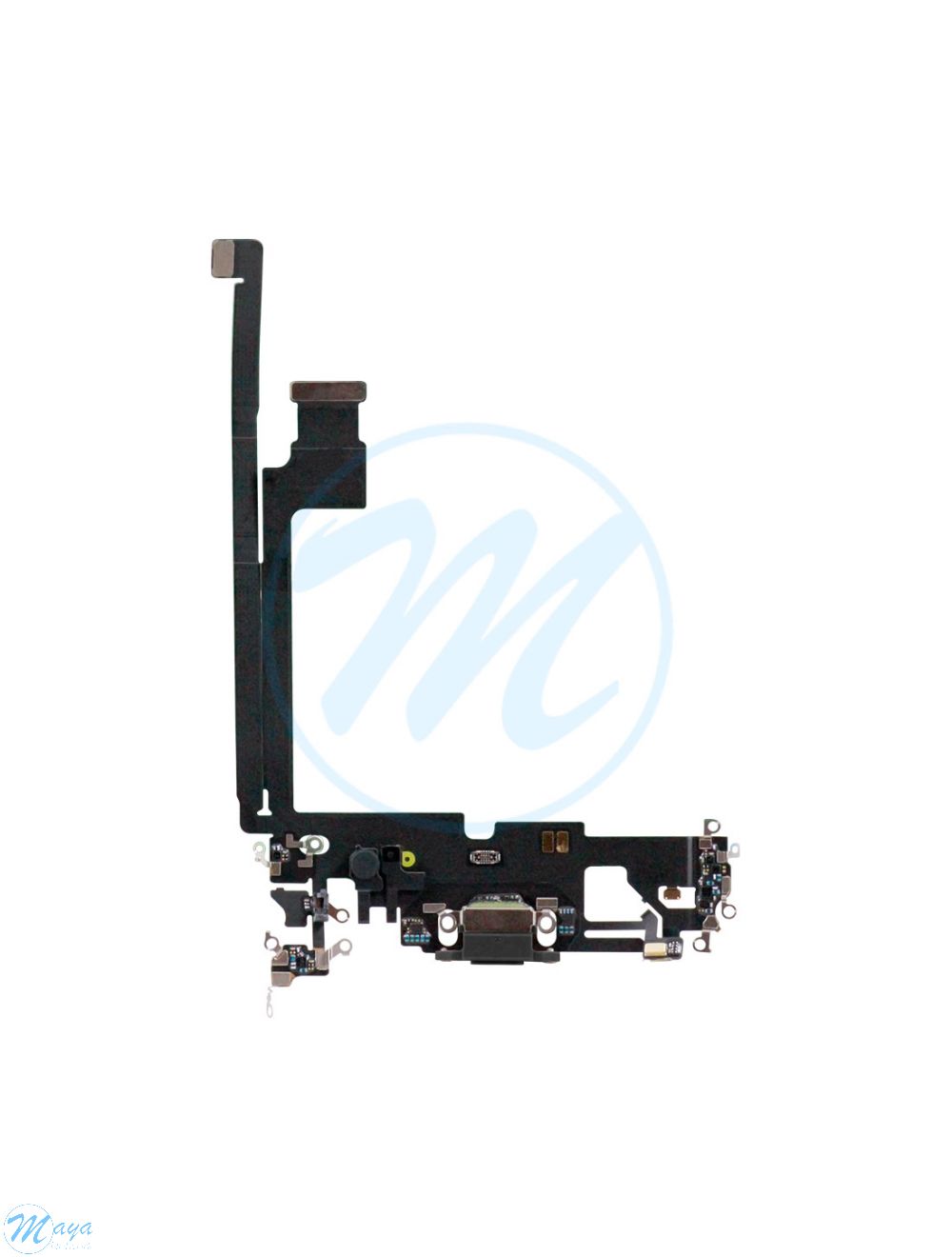 Iphone 12 Pro Max Charging Port With Flex Cable Replacement Part Black