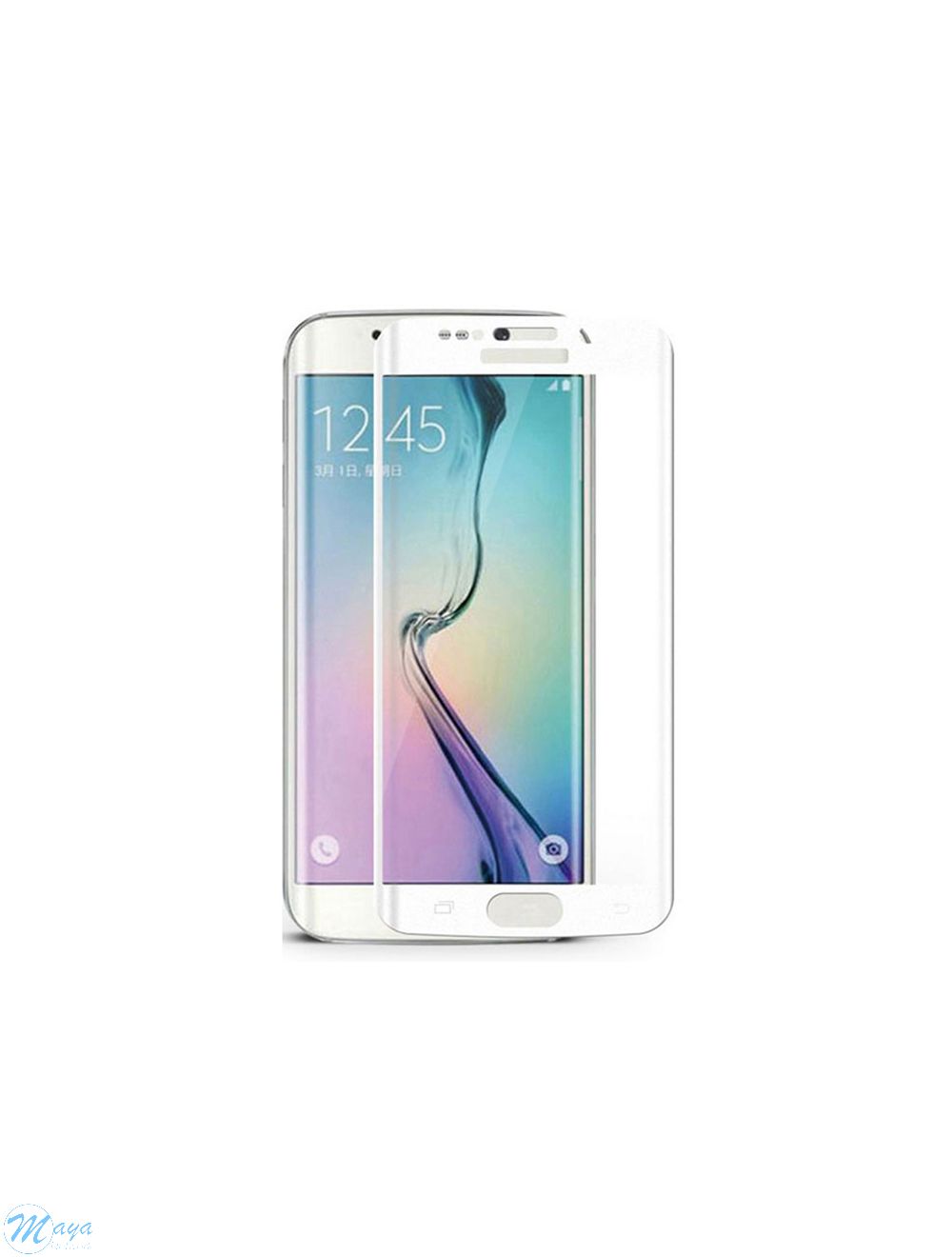 Samsung S6 Edge Tempered Screen - White