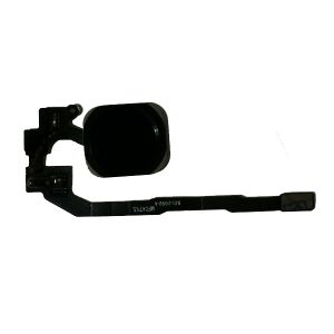 iPhone 5S Home Button and Flex Cable Ribbon with Fingerprint Recognition Replacement Part -Black
